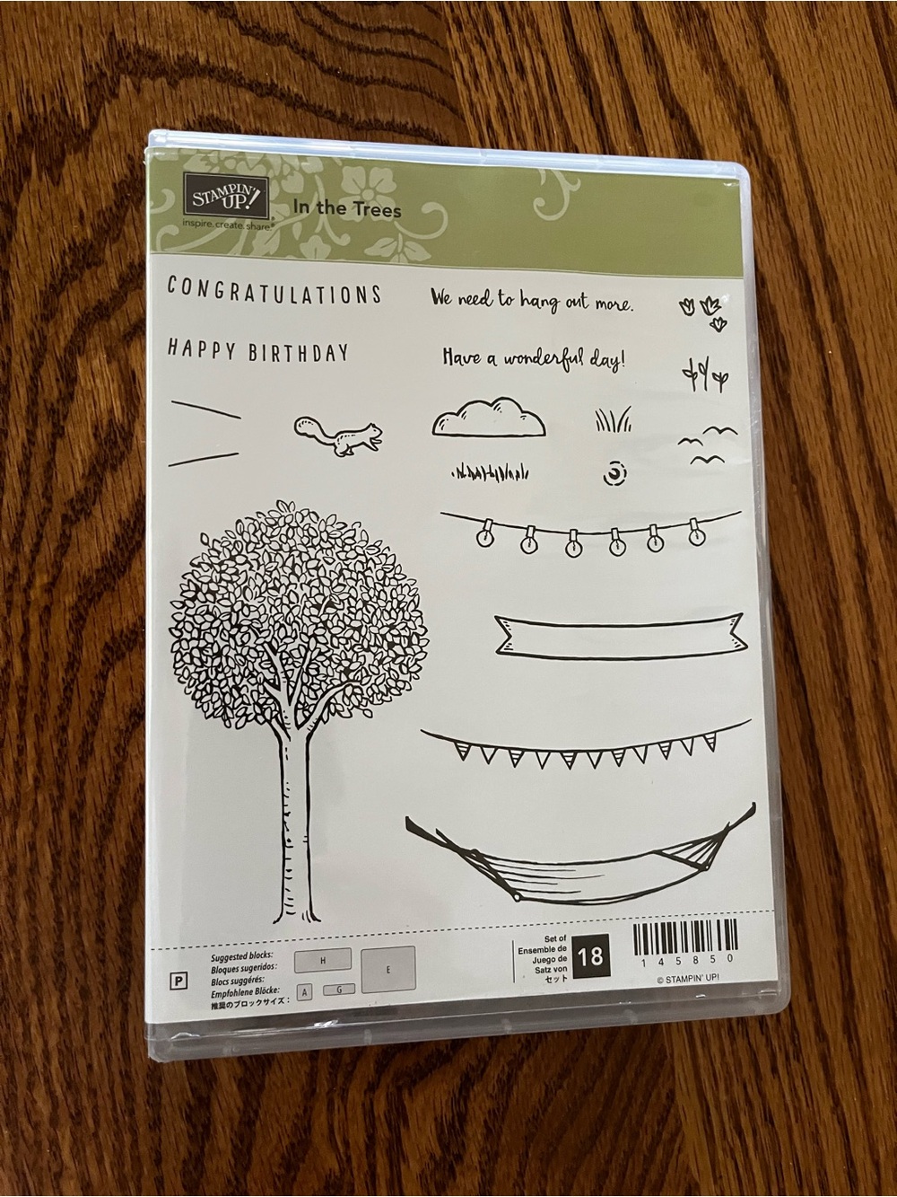 Stampin' Up! “In the Trees” Clear Stamp Set